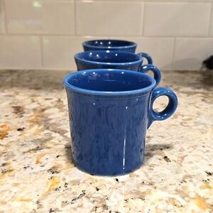 Fiesta mugs in Lapis Blue
